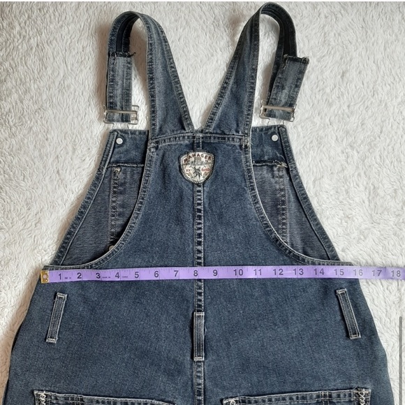 Vintage 90s Manager Denim Jean Overalls Size Small - Picture 9 of 13